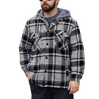 Men's Victory Outfitters Sherpa Lined Flannel Shirt Jacket