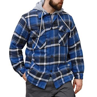 Men's Victory Outfitters Sherpa Lined Flannel Shirt Jacket