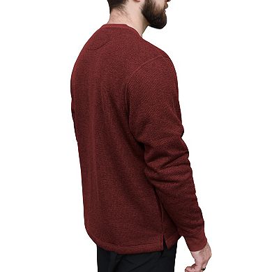 Men's Victory Outfitters Sherpa Lined Waffle Knit Pullover