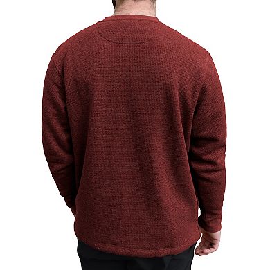 Men's Victory Outfitters Sherpa Lined Waffle Knit Pullover