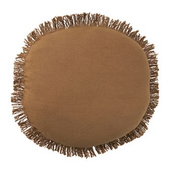 Mina Victory Sofia Solid Round Indoor Throw Pillow