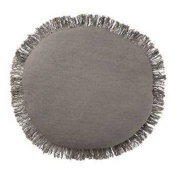 Mina Victory Sofia Solid Round Indoor Throw Pillow