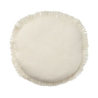 Mina Victory Sofia Solid Round Indoor Throw Pillow