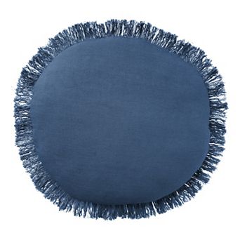 Mina Victory Sofia Solid Round Indoor Throw Pillow