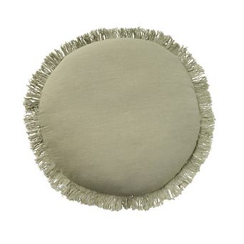 Mina Victory Sofia Solid Round Indoor Throw Pillow