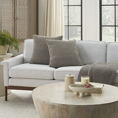 Mina Victory Lifestyle Woven Chenille Indoor 2-Piece Throw Pillows Set