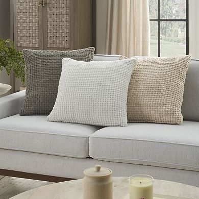 Mina Victory Lifestyle Woven Chenille Indoor 2-Piece Throw Pillows Set