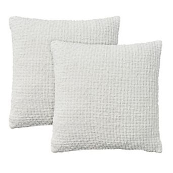 Mina Victory Lifestyle Woven Chenille Indoor 2 pc Throw Pillows Set
