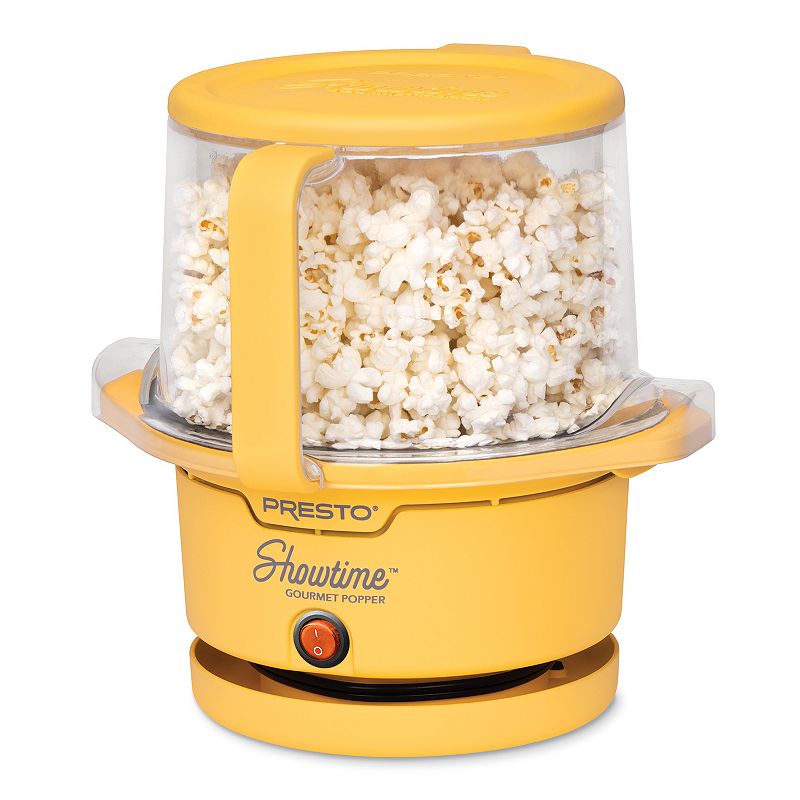 Presto Showtime Gourmet Oil Popcorn Popper, Yellow