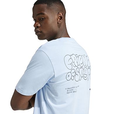 Men's adidas Lounge Verbiage Fos Graphic Sportswear Tee