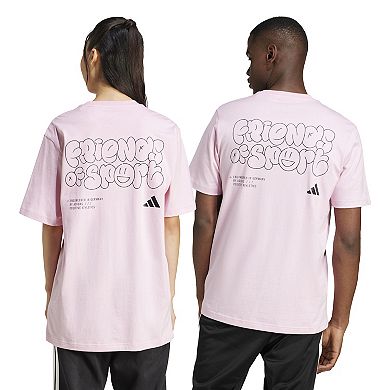 Men's adidas Lounge Verbiage Fos Graphic Sportswear Tee