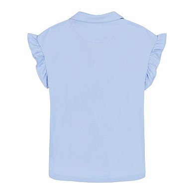 Girls 4-18 IZOD Knit Drop Ruffle Sleeve Top