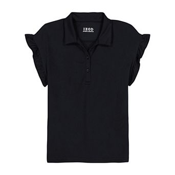 Girls 4-18 IZOD Knit Drop Ruffle Sleeve Top