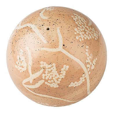 Everyday Decor Natural Floral Decorative Orb