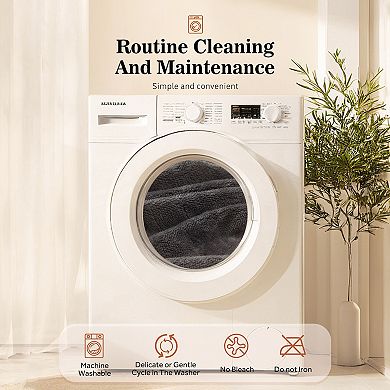 Sealy Heated Flannel Throw Blanket