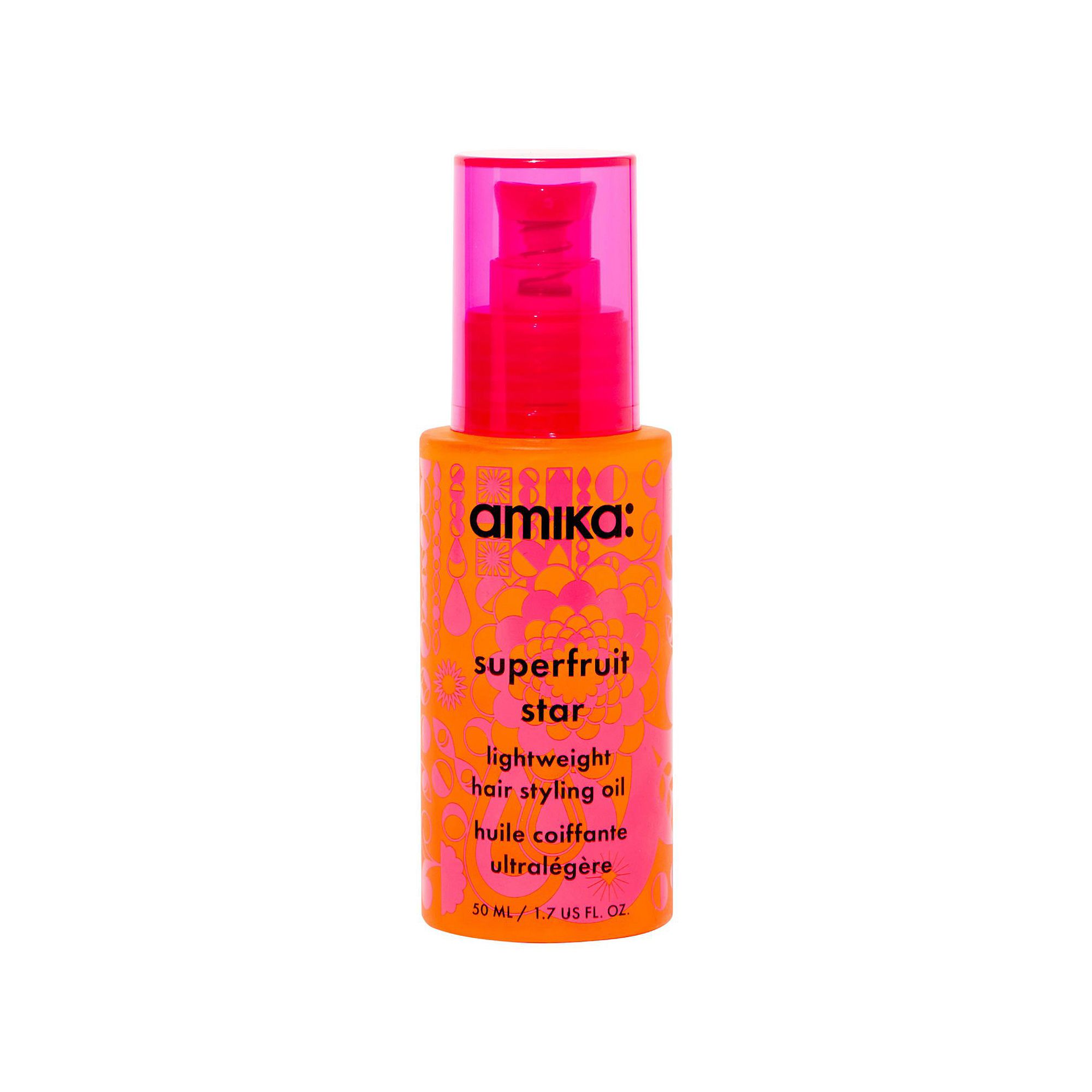 amika Superfruit Star Lightweight Hair Styling Oil, None