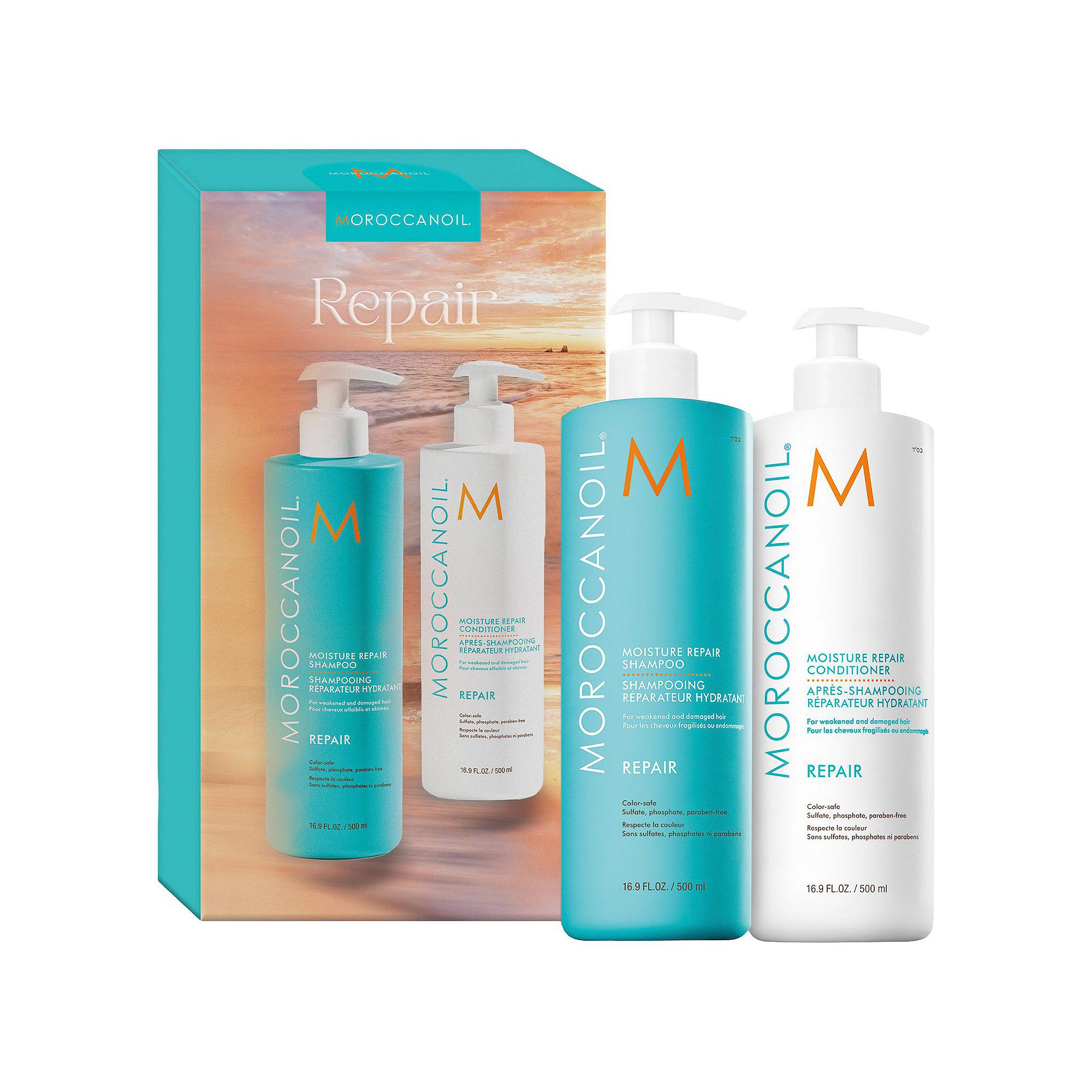 Moroccanoil Moisture Repair Shampoo and Conditioner Jumbo Set, None