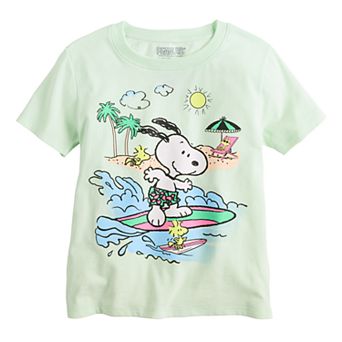 Girls 7-16 Peanuts Snoopy Surfing Graphic Tee