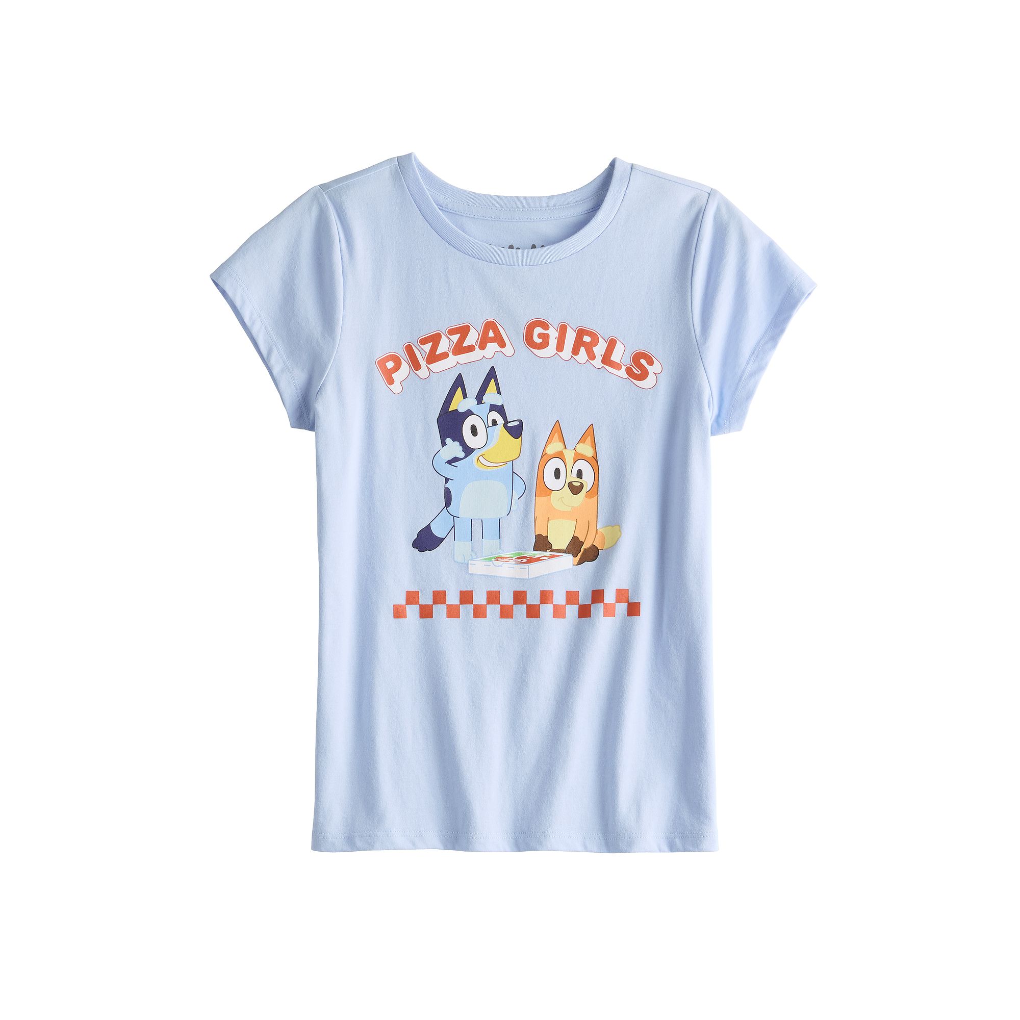 Girls 7-16 Bluey Pizza Girls Graphic Tee, Girls, Size: Small