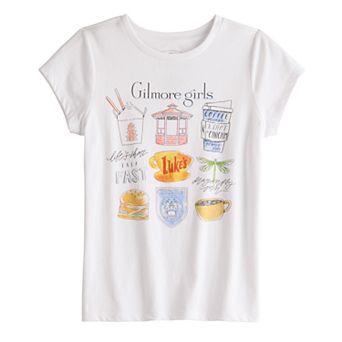 Girls 7-16 Gilmore Girls Icons Graphic Tee