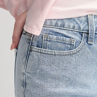 Juniors' SO® High-Rise Curvy Shortie Shorts