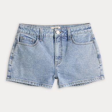 Juniors' SO® High-Rise Curvy Shortie Shorts