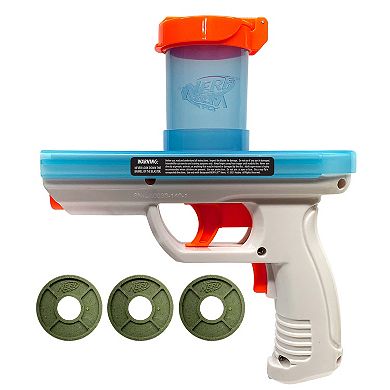 Nerf Cat Catnip Disc Blaster with Light Beam and 3 Catnip Discs