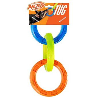 Nerf Dog 11.5" 3-Ring Tug Toy