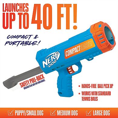 Nerf Dog Compact Blaster with Tennis Balls