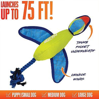 Nerf Dog 16.5" Launching Duck Interactive Pet Toy