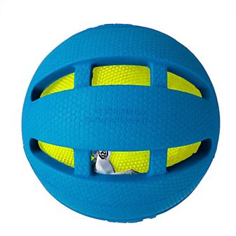 Nerf Dog 3.8" Checker Squeak Crunch Interactive Pet Toy