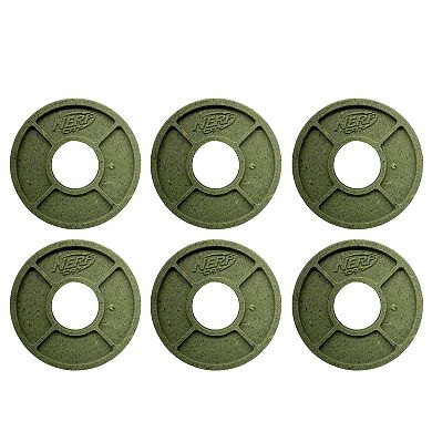 Nerf Cat Catnip Disc Blaster Reloads 6-pk. Interactive Pet Toy
