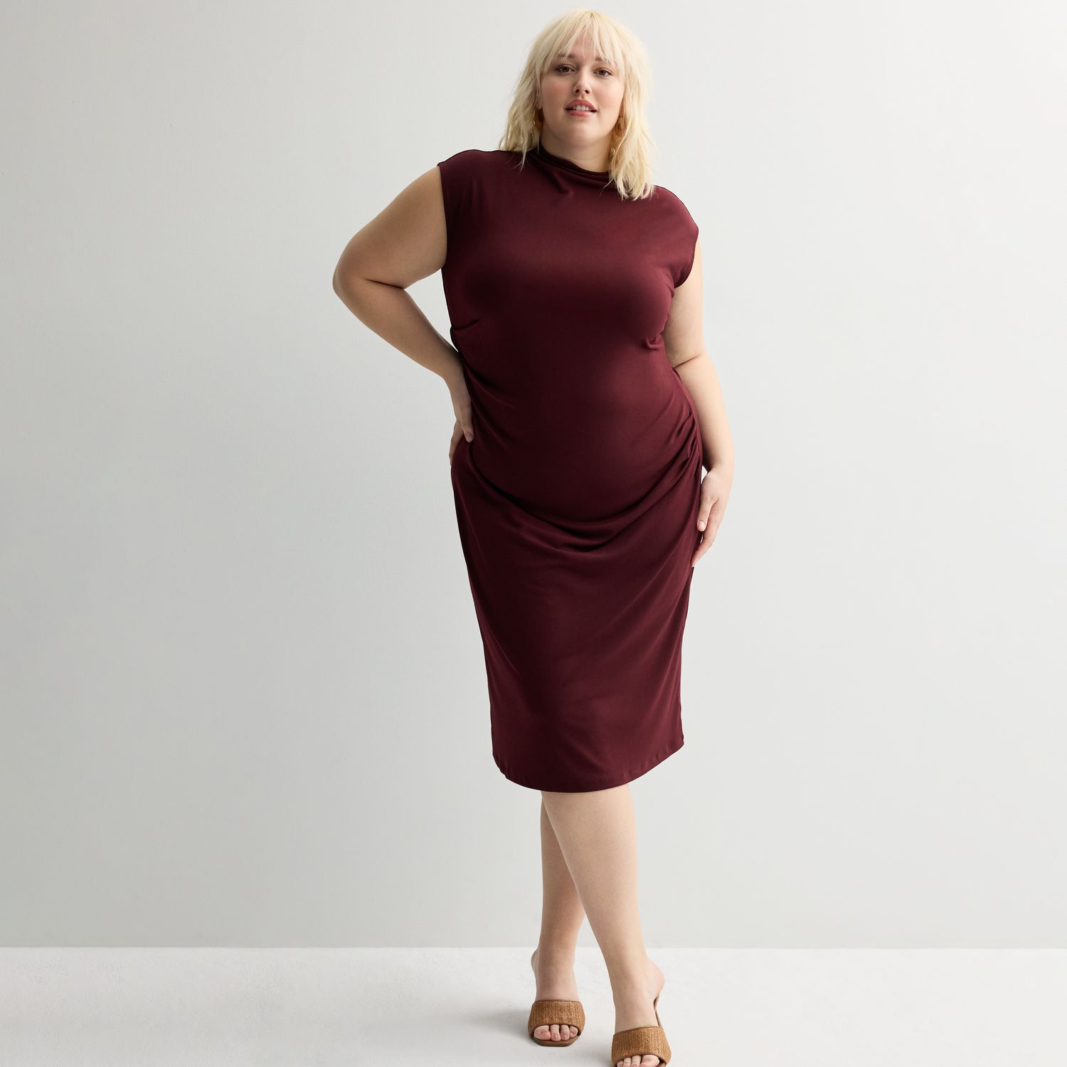 Женские платья Nine West Plus Size Nine West Mock Neck Knit Dress