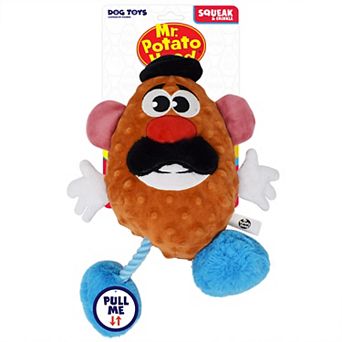 Mr. Potato Head Squeaky Plush Dog Toy