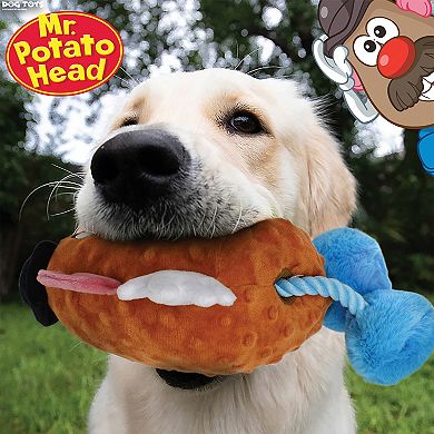 Mr. Potato Head Plush Squeaky Dog Toy