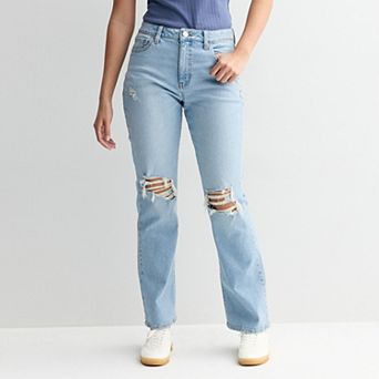 Juniors' SO® High-Rise Curvy '90s Bootcut Jeans