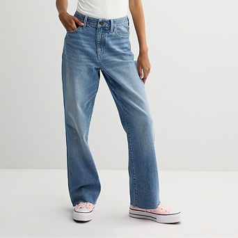 Juniors' SO® High-Rise Curvy '90s Bootcut Jeans