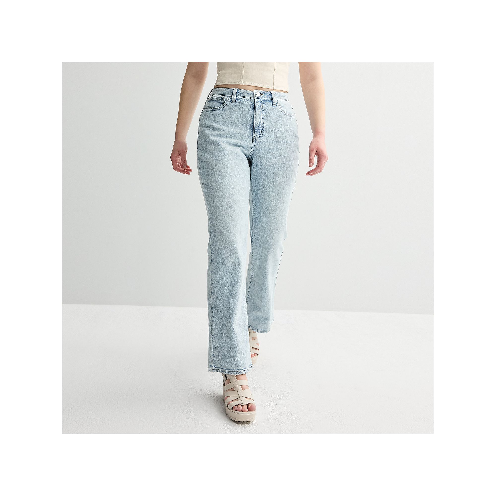 Juniors SO® High-Rise Curvy 90s Bootcut Jeans, Girls, Size: 1, Lite Blu