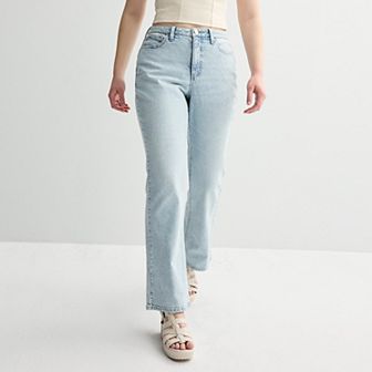 Juniors' SO® High-Rise Curvy '90s Bootcut Jeans