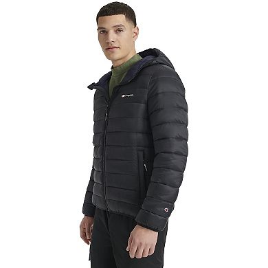 Men's Champion Lightweight Puffer Jacket with Hood