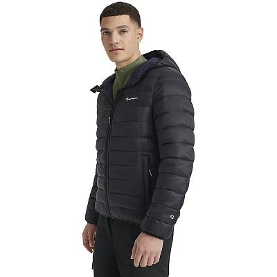 Men s Champion Lightweight Puffer Jacket with Hood