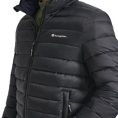 Men's Champion® Lightweight Puffer Jacket with Hood