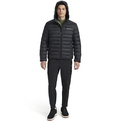 Men s Champion Lightweight Puffer Jacket with Hood