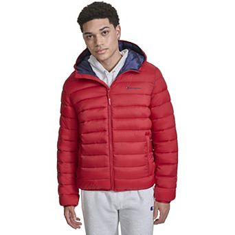 Men's Champion® Lightweight Puffer Jacket with Hood