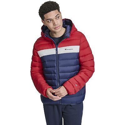 Champion Men s Performance Lightweight Puffer Jacket with Hood