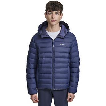 Men's Champion® Lightweight Puffer Jacket with Hood