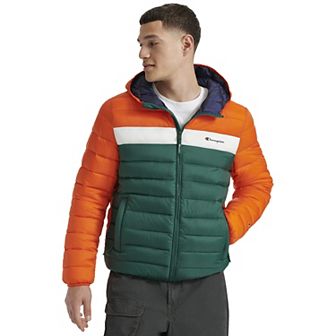 Men's Champion® Lightweight Puffer Jacket with Hood