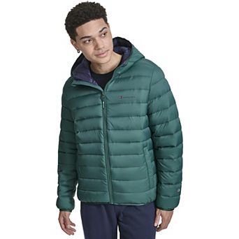 Men's Champion® Lightweight Puffer Jacket with Hood