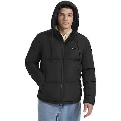 Men s Champion Hooded Puffer Jacket