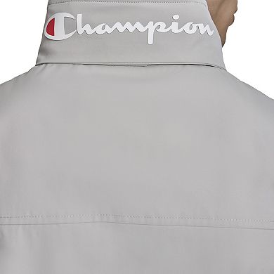 Men's Champion Varsity Bomber Jacket with Stand Collar